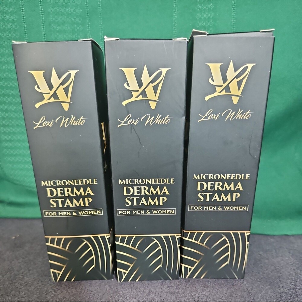 Microneedle Derma Stamp 3 Pack Bundle